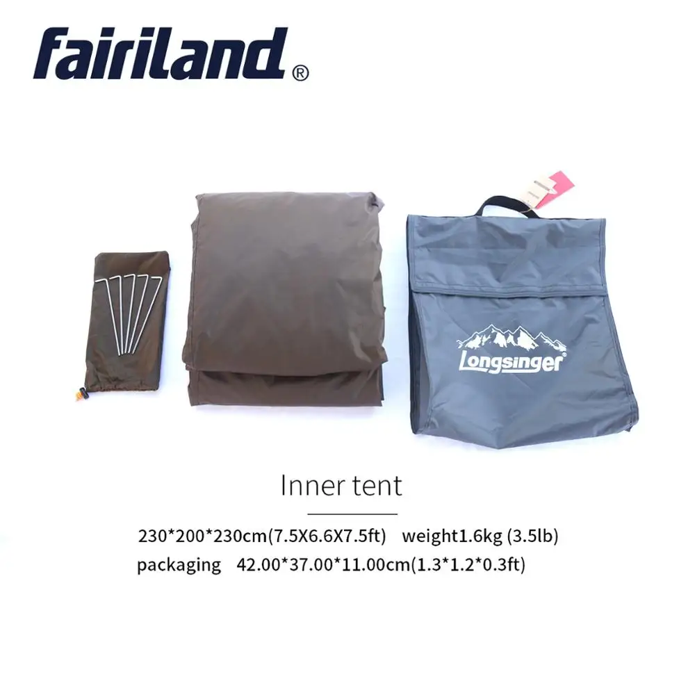 Inner tent Большая солнечная укрытие Автоматическая мгновенная ультратонкая Наружная палатка с ветровым покрытием, москитная сетка, Внутренняя палатка - Цвет: Inner tent
