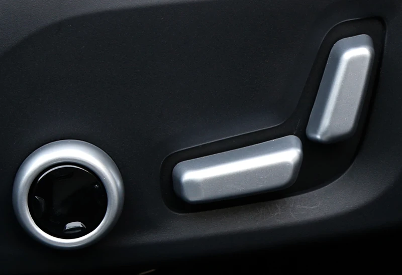 

For VOLVO S90 V90 2017 2018 2019 ABS Matte Interior Car Seat Adjustment Cover Trim 6pcs Car Styling