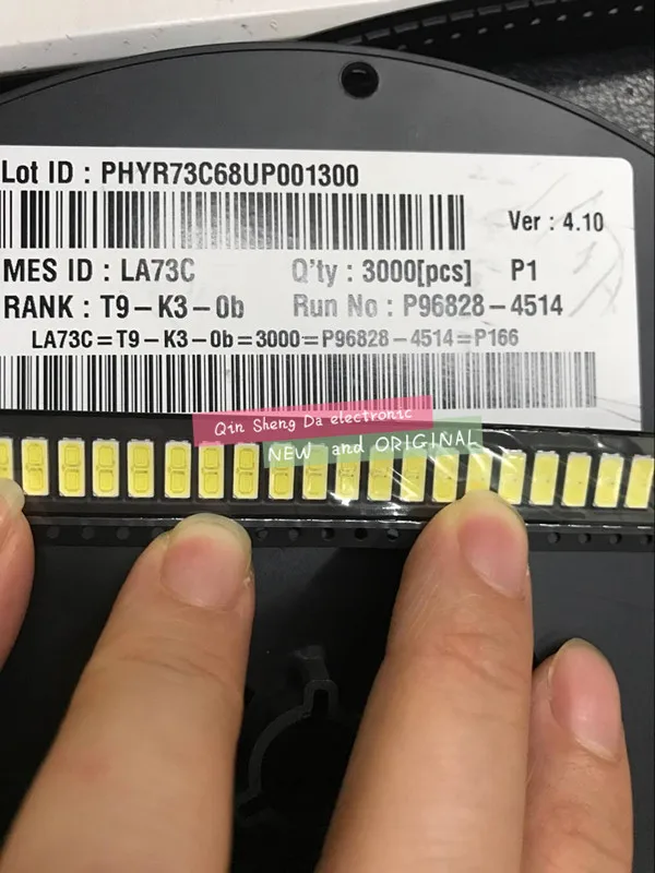 Светодиодная подсветка LG Innotek 100 шт. 1 Вт 7030 6 в холодный белый Телевизор применение