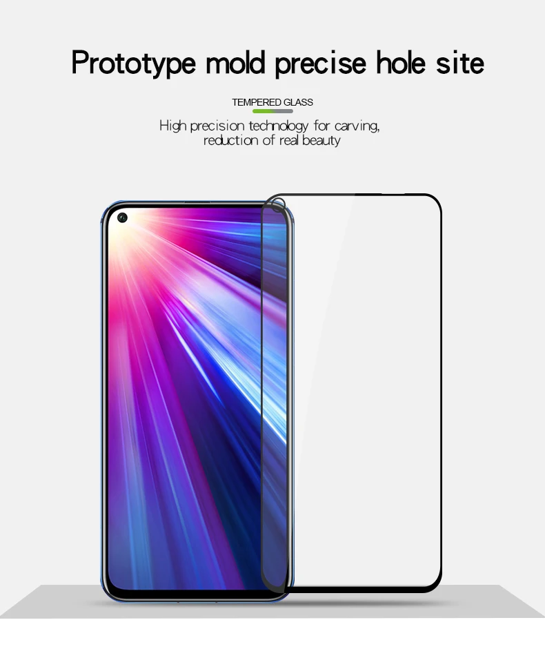 Для Honor View 20 защита экрана закаленное стекло 2.5D 9H полное покрытие ЖК-защита для huawei Honor V20 Защитная стеклянная пленка