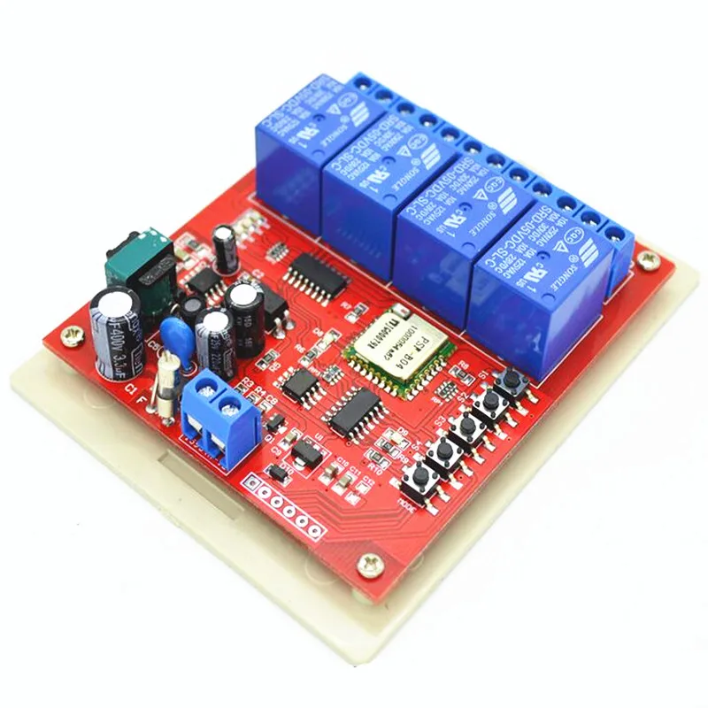 Hot Interruptor Wifi Light Switch 4 Way 110V 220V 250V AC 10A wi-fi Control by Phone APP For Domotica Prise telecommande | Электроника