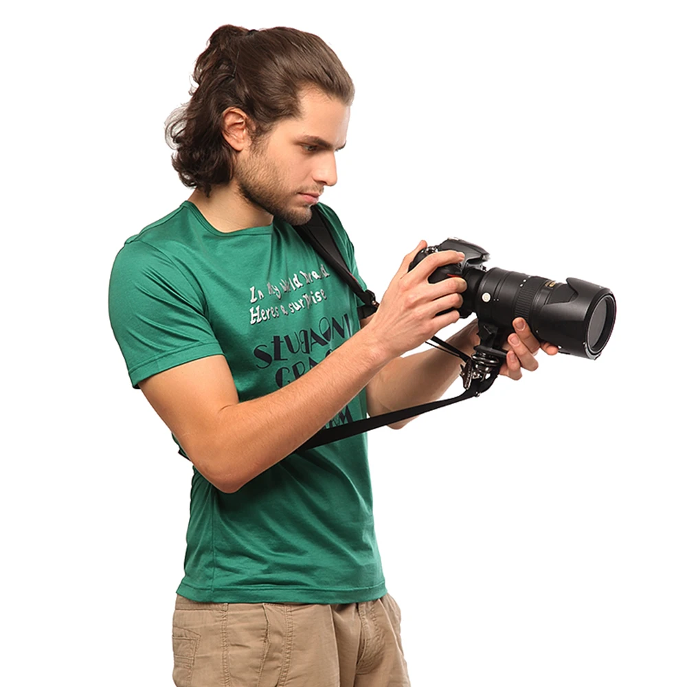 GGS FS-4 профессиональные нести Скорость плечевой ремень Quick Release Камера Слинг с 1/4