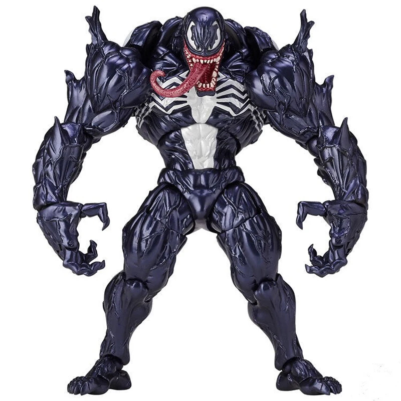 Marvel Yamaguchi Revoltech удивительная серия NO.003 Venom ПВХ фигурка игрушка кукла