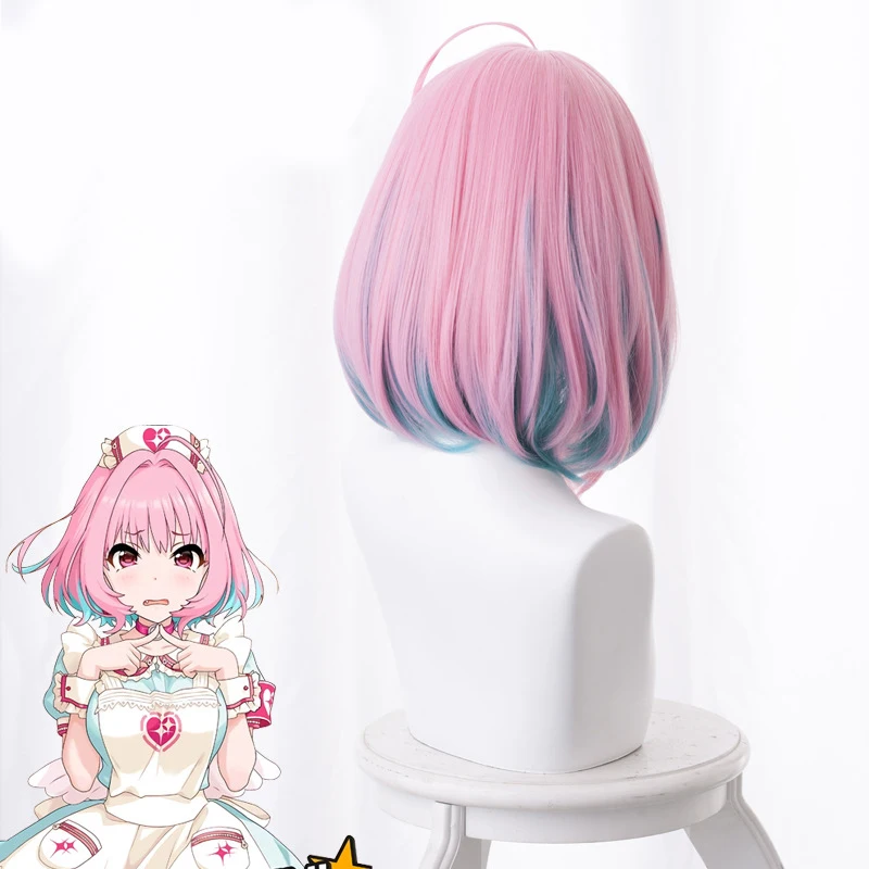 Парик Золушки для девочек Idolmaster Yumemi Riamu термостойкий синтетический парик косплея