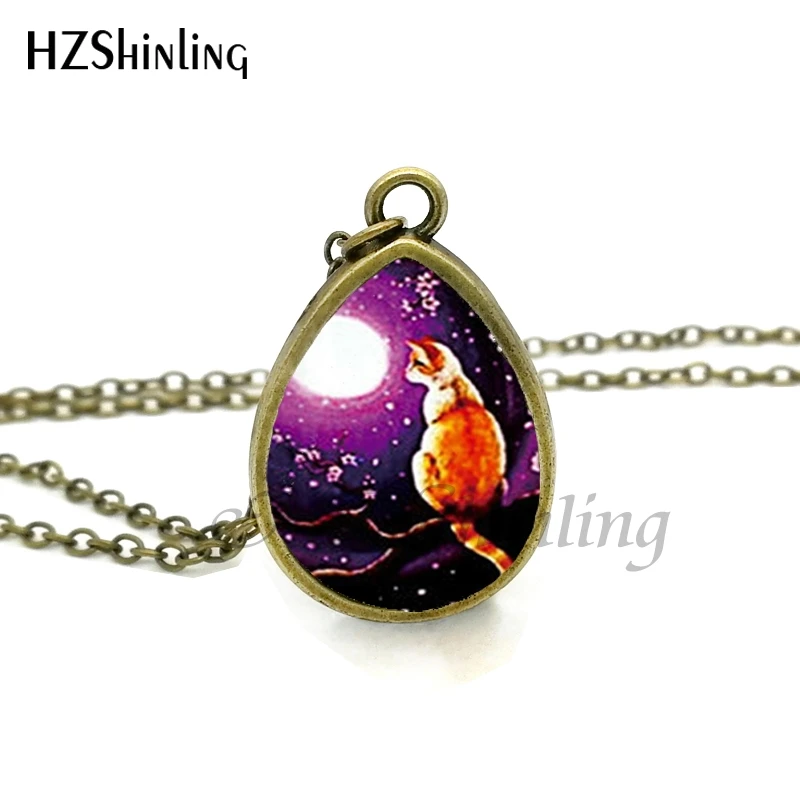 2017 Новый черный ожерелье с силуэтом слез ювелирные изделия сиамские подвеска в