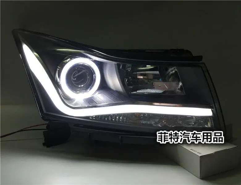 Fett фары для Chevrolet Cruze 2009-2014 светодиодный HID лампа грыжи стайлинга автомобиля |