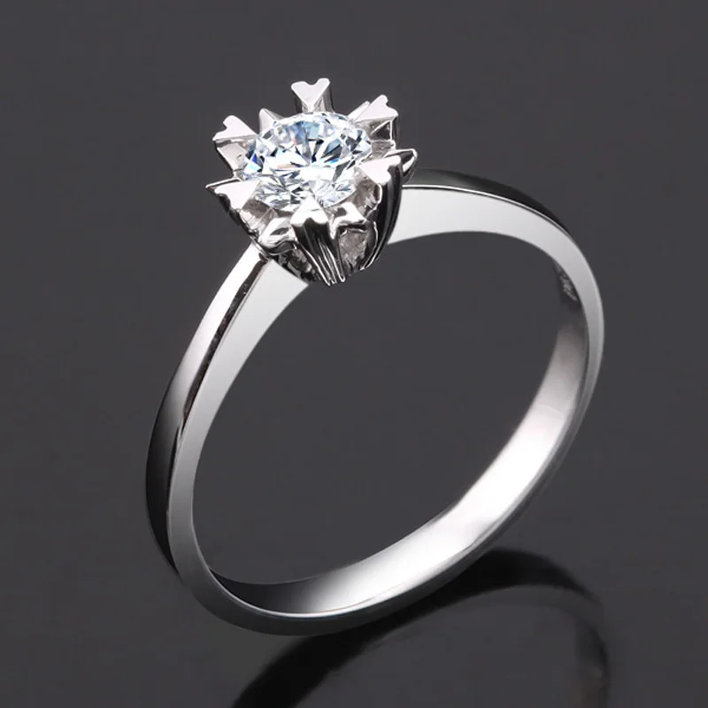 Женские кольца STARYEE для помолвки из чистого белого золота 14 к карат Forever One|ring for|rings