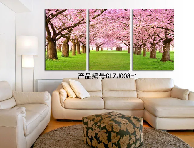 Ручная Краска ed Современное абстрактное цветочное художественное оформление на