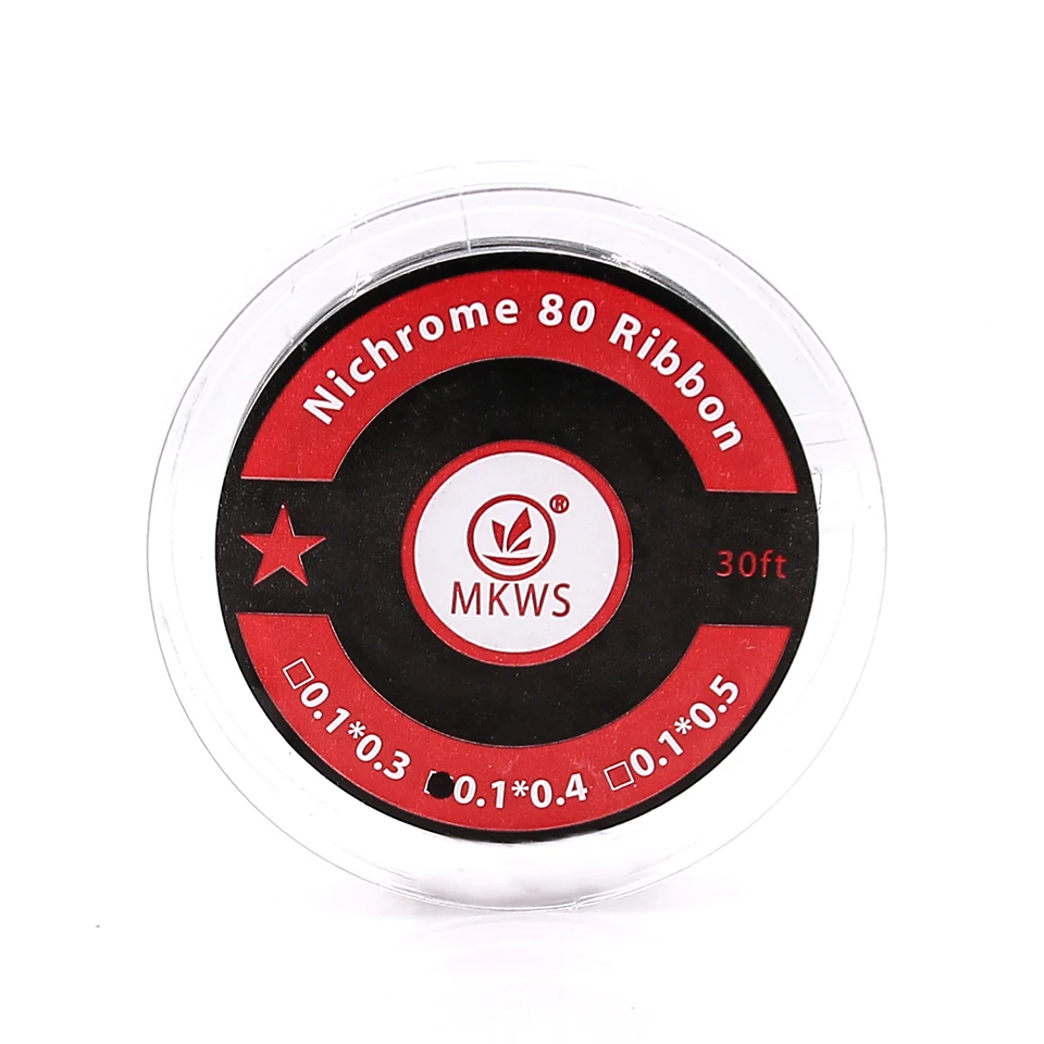 Проволока MKWS Ni80 5 м/рулон 30 футов для RDA RBA rta rdta Ремонтный атомайзер нагревательные