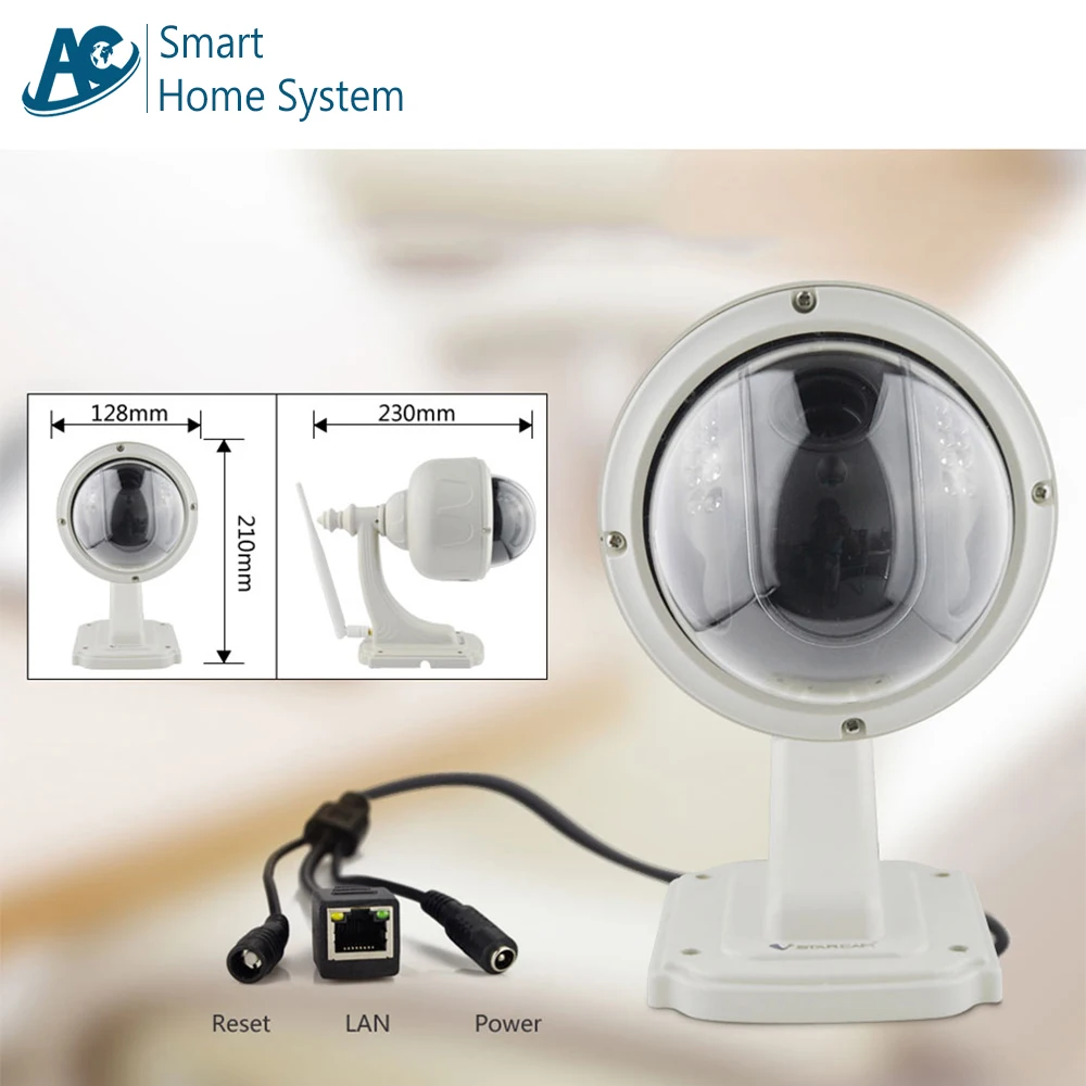 Wifi Network Camera 720p Waterproof Smart High Resolution Outdoor Dome IP | Безопасность и защита