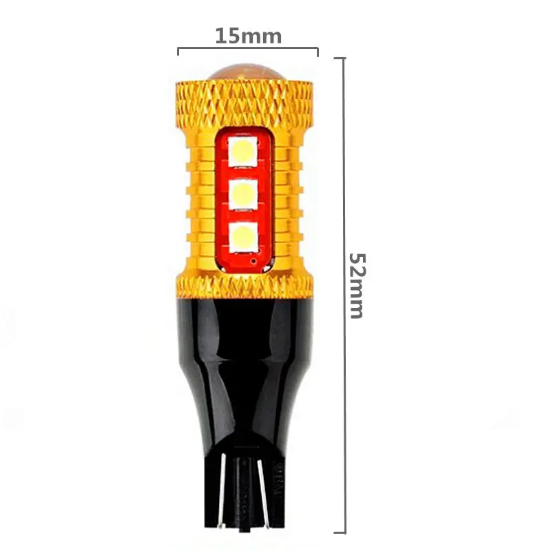 2 шт. 1000Lm W16W T15 светодиодные лампы резервные задние фары 3030 SMD 921 912 автомобильные