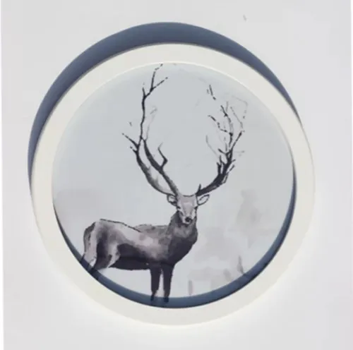 

Деревянная круглая фоторамка Ergen