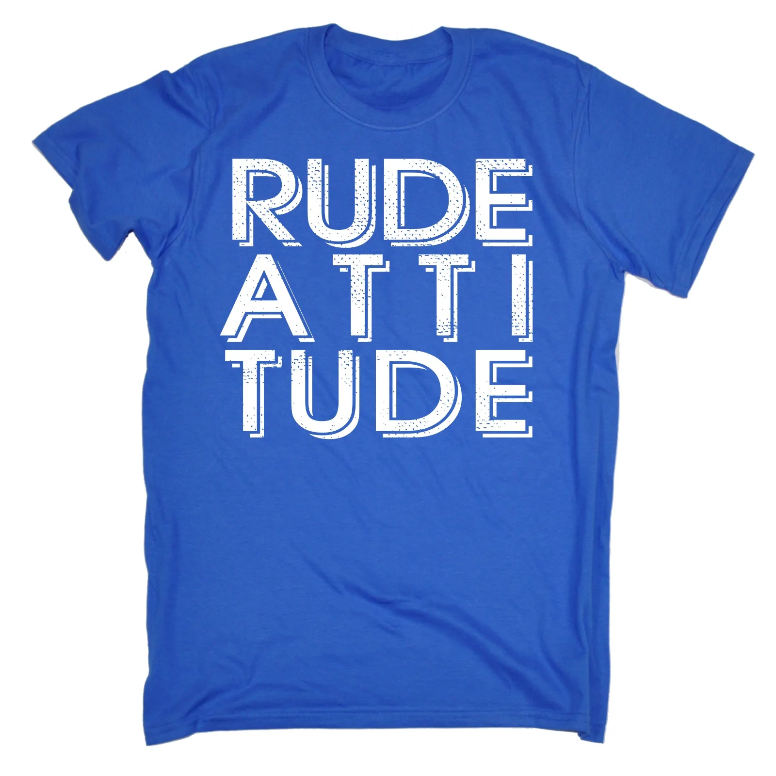 

RUDE ATTITUDE T-SHIRT Tee Street Cool Awesome Funny Birthday Gift Present 2018 Fashion Short Print T Shirts Men