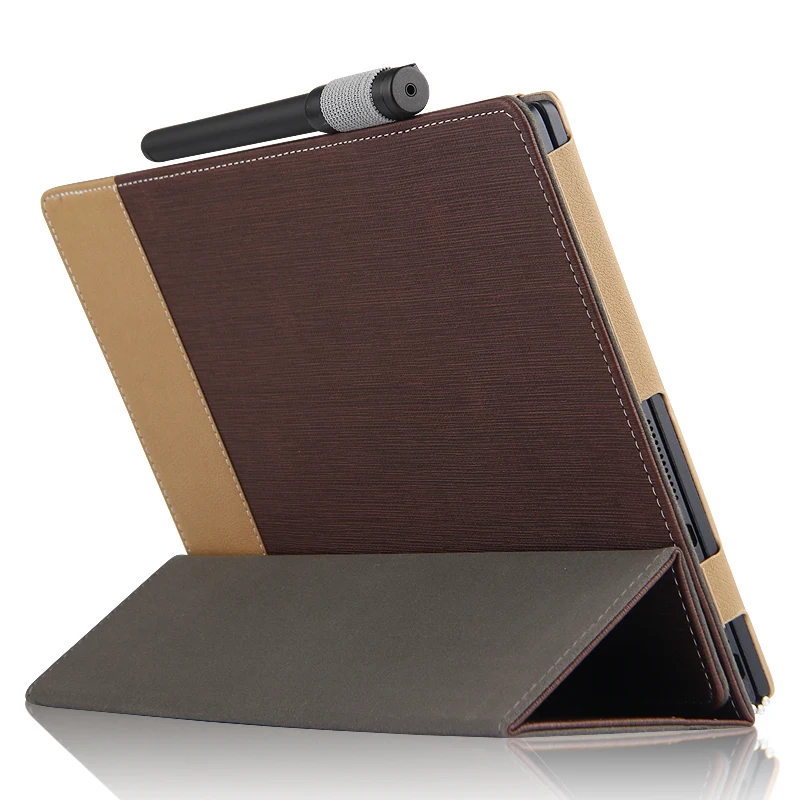 Ультратонкий 3 складной Чехол книжка из искусственной кожи для Lenovo Yoga Book 2016 YB X90F