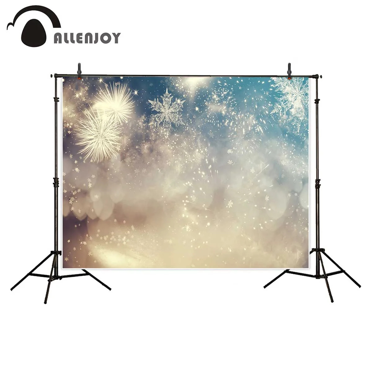 Allenjoy фон для фотосъемки Рождественская вечеринка Зимний снег Блестящий боке