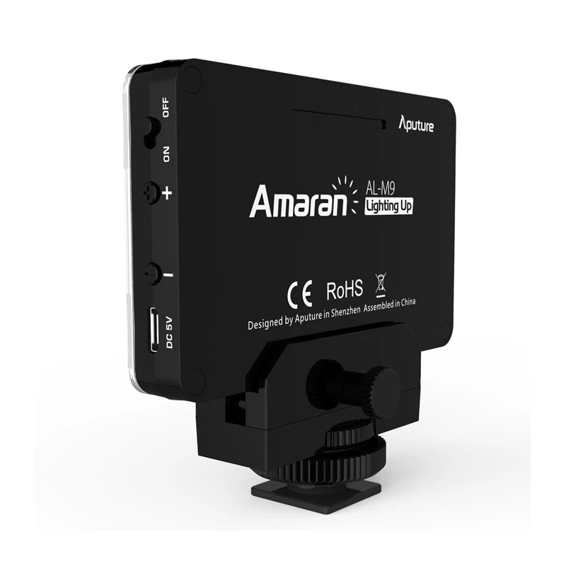 Aputure Amaran AL-M9 Карманный перезаряжаемый светодиодный светильник для видео CRI TLCI 95 +