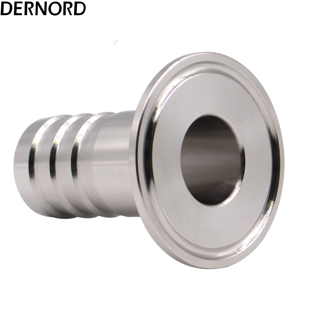 DERNORD 1 5 &quotTri Clamp до 1&quot 3/4 &quot1/2&quot 3/8 &quot1 1/2&quot 1/4 &quotшланг колючий адаптер SUS304