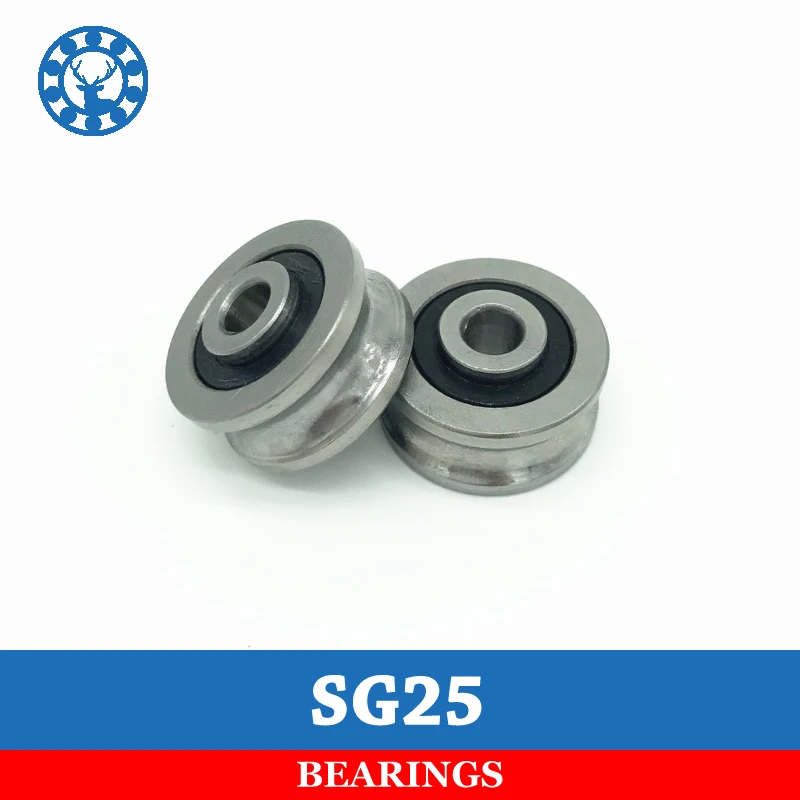 10pcs SG25 U Groove Bearing 8X30X14 mm Double Row Sealed Ball For 10mm Linear Guide Rail Free Shipping SG8RS | Обустройство дома