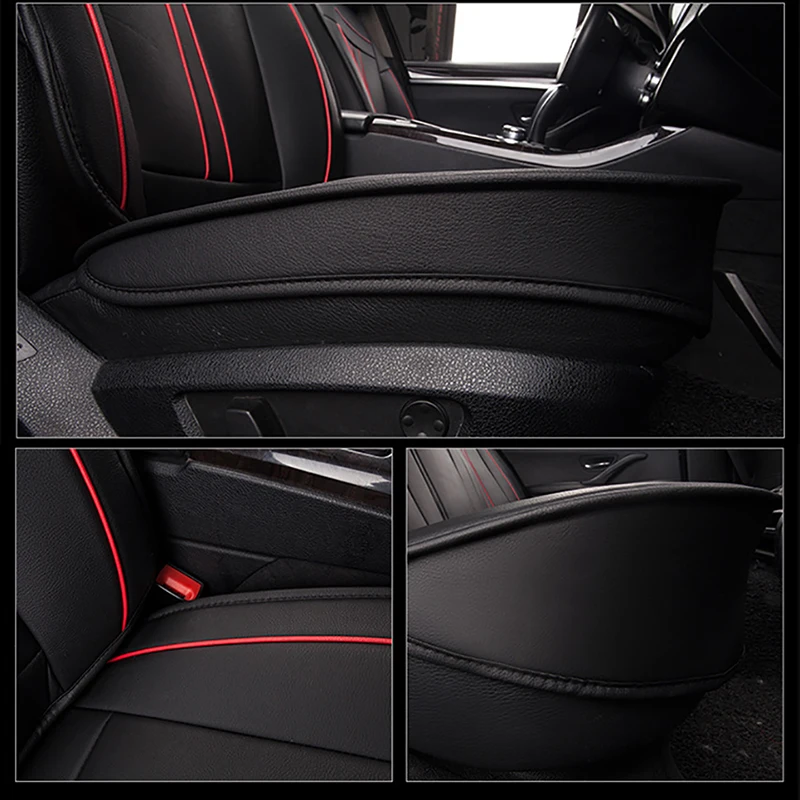 Kalaisike качественные кожаные универсальные автомобильные чехлы для сидений Toyota