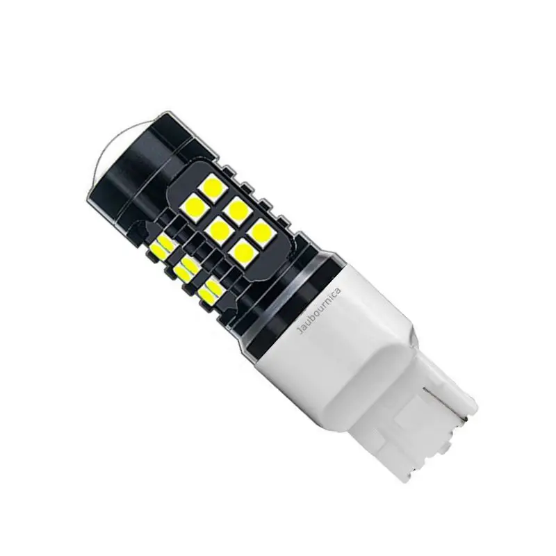 1 шт. T20 7440 W21W WY21W 1500LM 27 SMD 3030 светодиодная автомобильная лампа заднего хода