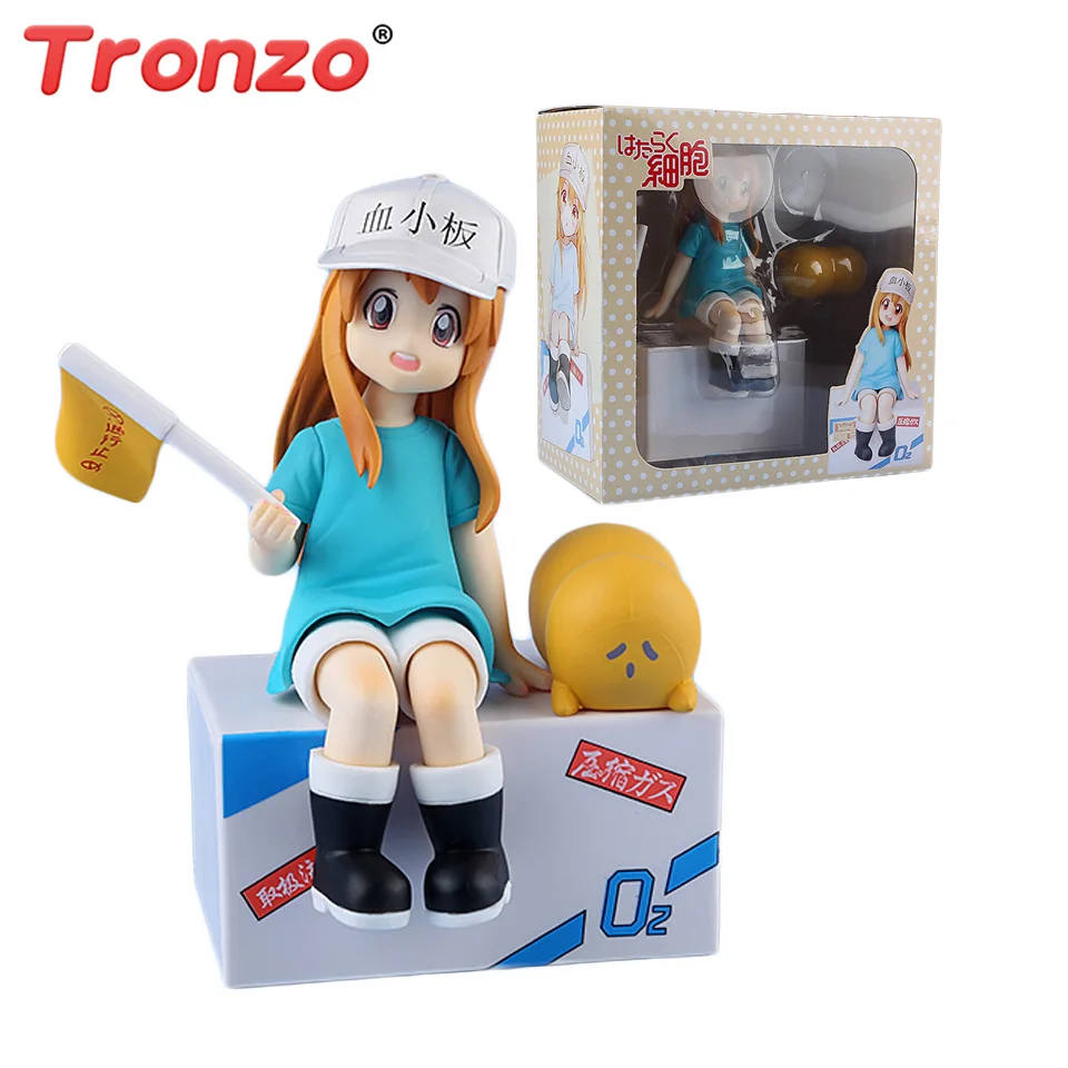 

Tronzo Action Figure 15cm Hataraku Saibou Figure Platelet Figure Toys Japan Anime Working Cell Collectible Model Gift For G