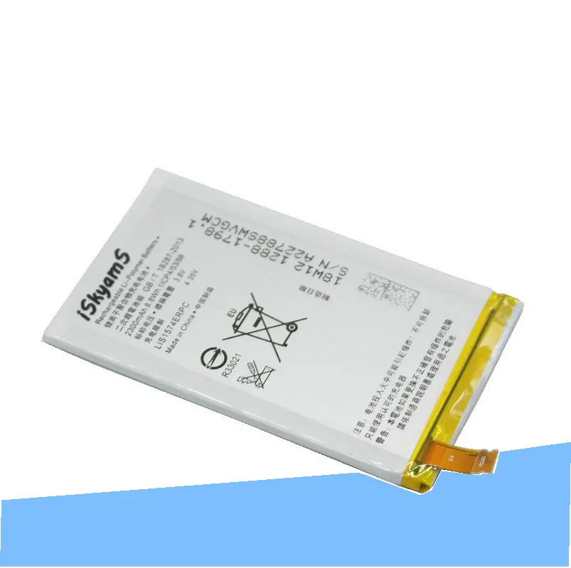 ISkyamS 2x2300 мАч LIS1574ERPC Сменный аккумулятор для Sony Xperia E4 E2003 E2033 E2105 E2006 E2043 E2053 E2014 E2114