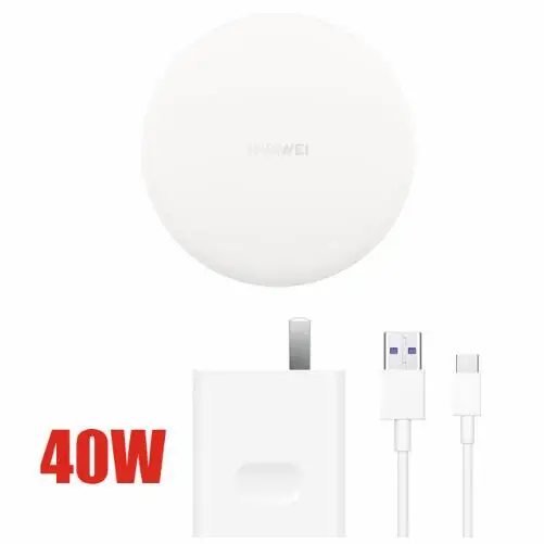 kit white CP60 WPC QI 15 Вт Max Оригинальное Быстрое беспроводное зарядное устройство huawei MAX для huawei mate 20 Pro mate 20 RS - Цвет: kit white