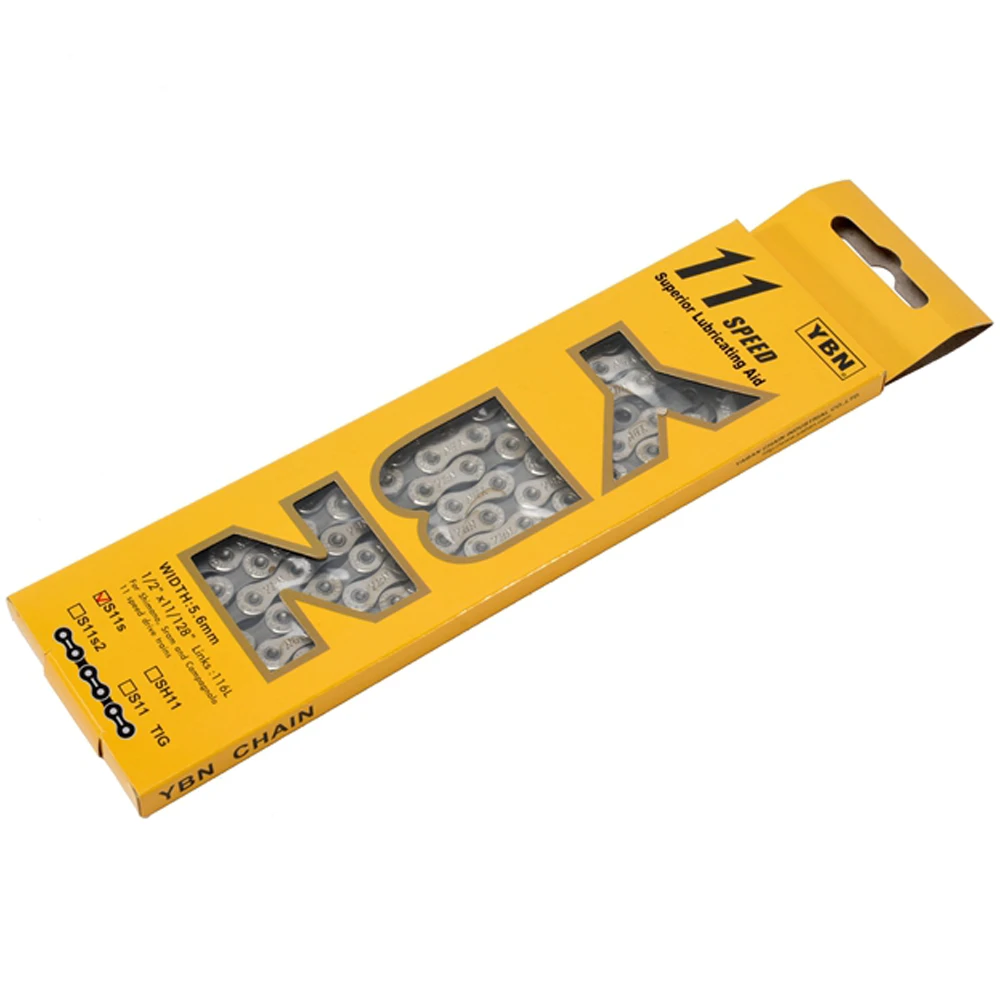 Тайвань YBN 11 скоростной Mtb велосипед Chian 1/2 &quot* 11/* 116 звенья цепь для дорожного