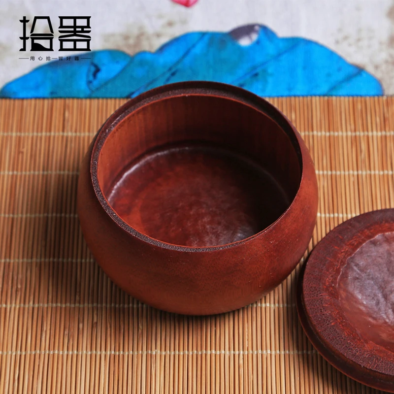 

Handmade Bamboo Tea Canister Storage Box Kung Fu Tea Box Spice Bottle Candy Tea Jars Coffee Cans Organizer Kitchen Accessories