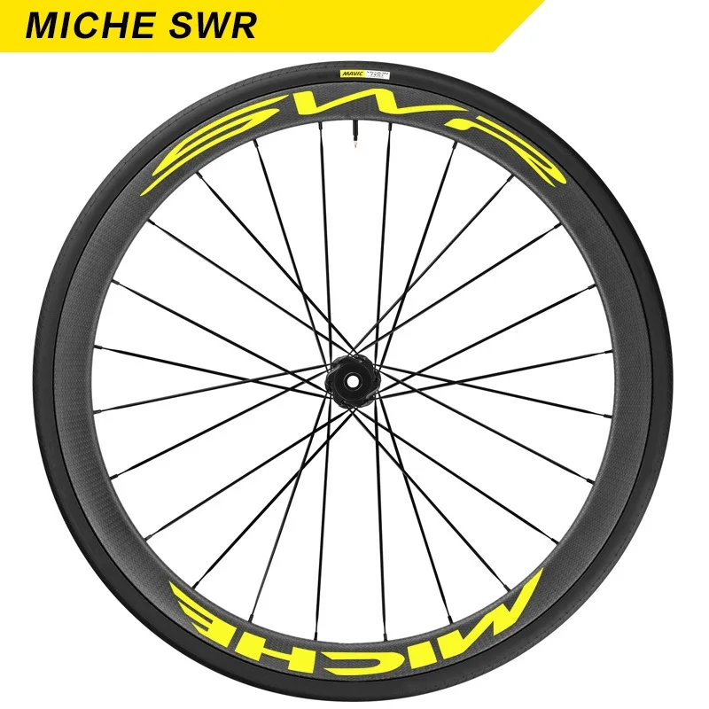 Набор наклеек на два колеса для MICHE SWR для шоссейного велосипеда fixed gear Карбон колеса Гонки велосипедные наклейки
