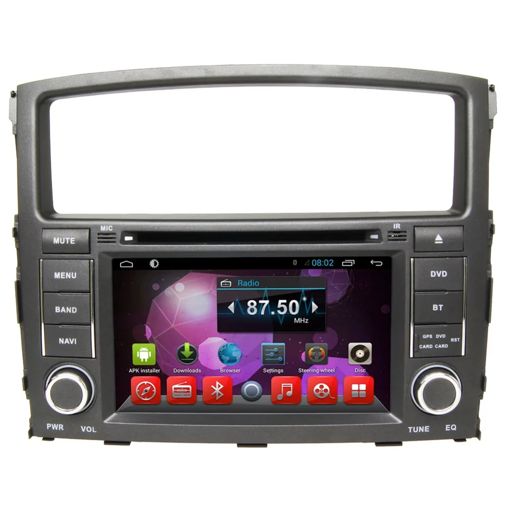 7 &quotHD 1024*600 4 ядра Android 6 0 Автомобильный DVD GPS плеер для Mitsubishi Pajero V97 2006 2007 2008 2009 2010 2011