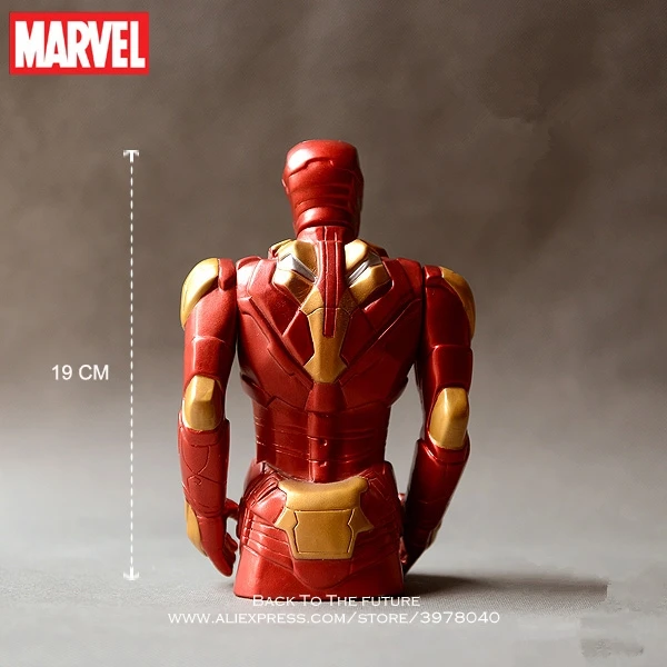 Disney Marvel Железный человек половина длина 19 см фигурку модель осанки коллекция