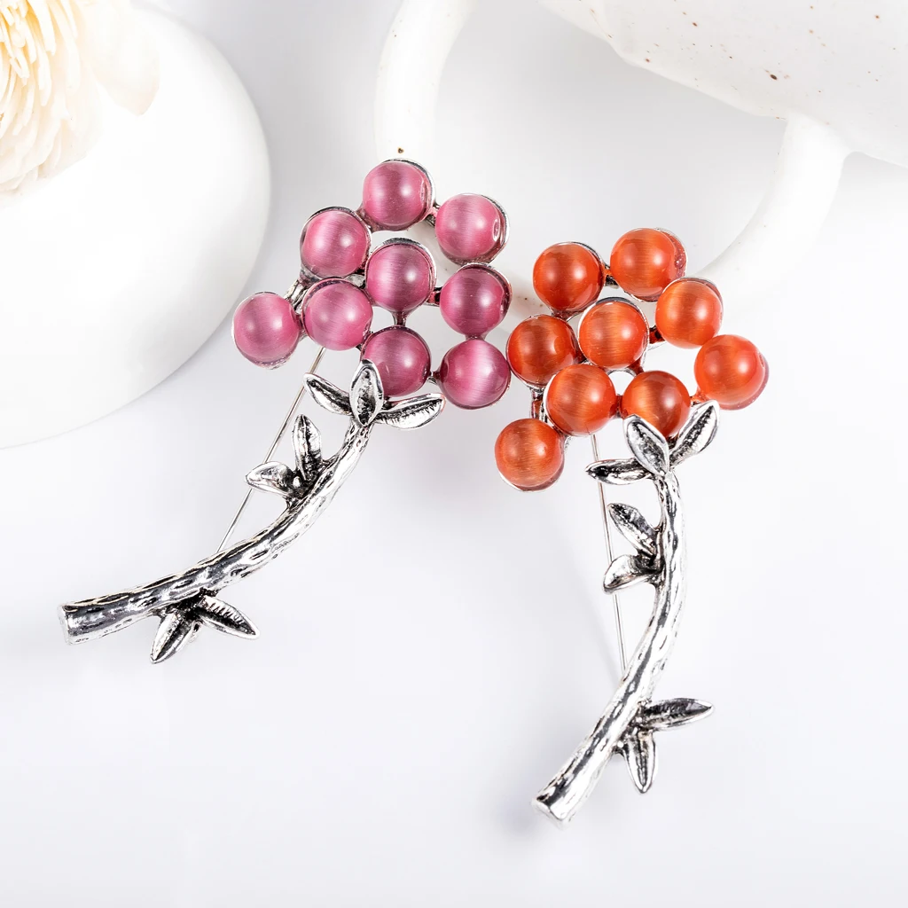 Глазурованная брошь с красивым цветком элегантная Праздничная свадебная модное