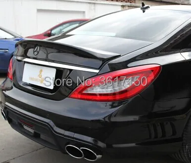 W218 спойлер для багажника из углеродного волокна подходит CLS350 CLS550 CLS63 AMG заднее