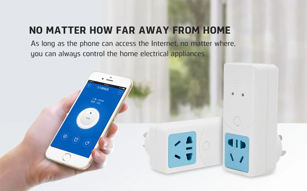 Sonoff S22 умная Wi-Fi розетка AU CN вилка Беспроводная розетка поддержка Температуры и Влажности Монитор датчик работы с Alexa