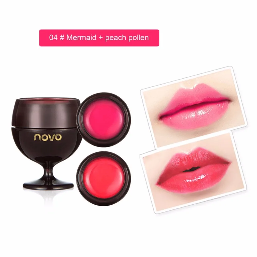 2 шт./лот милый Желейный крем для губ с бокалом красного вина питательный гель