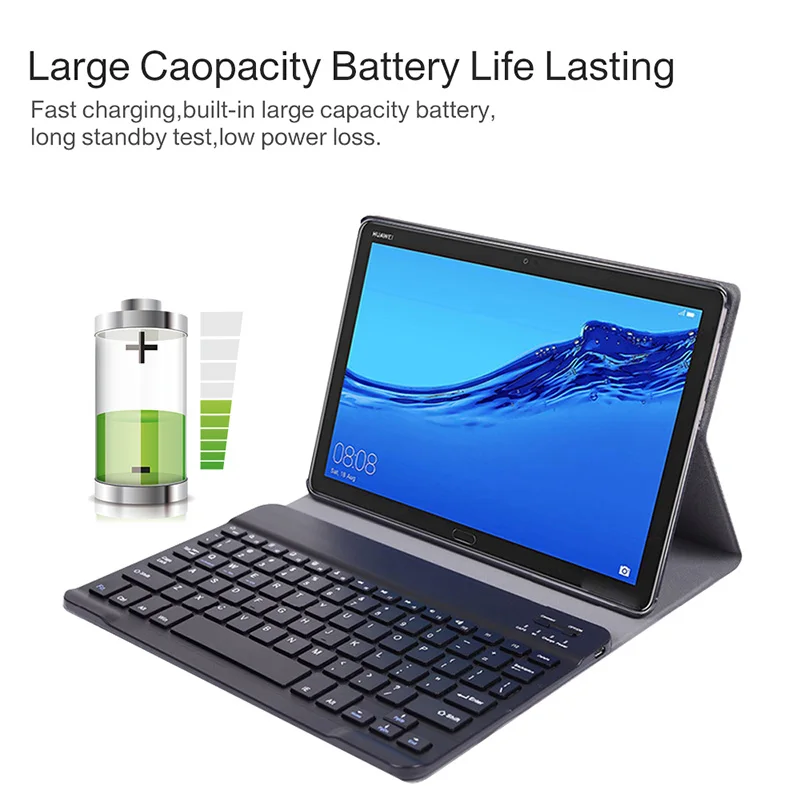 Чехол с клавиатурой Bluetooth для Huawei MediaPad M5 Lite 10 &quotпланшетный ПК съемный