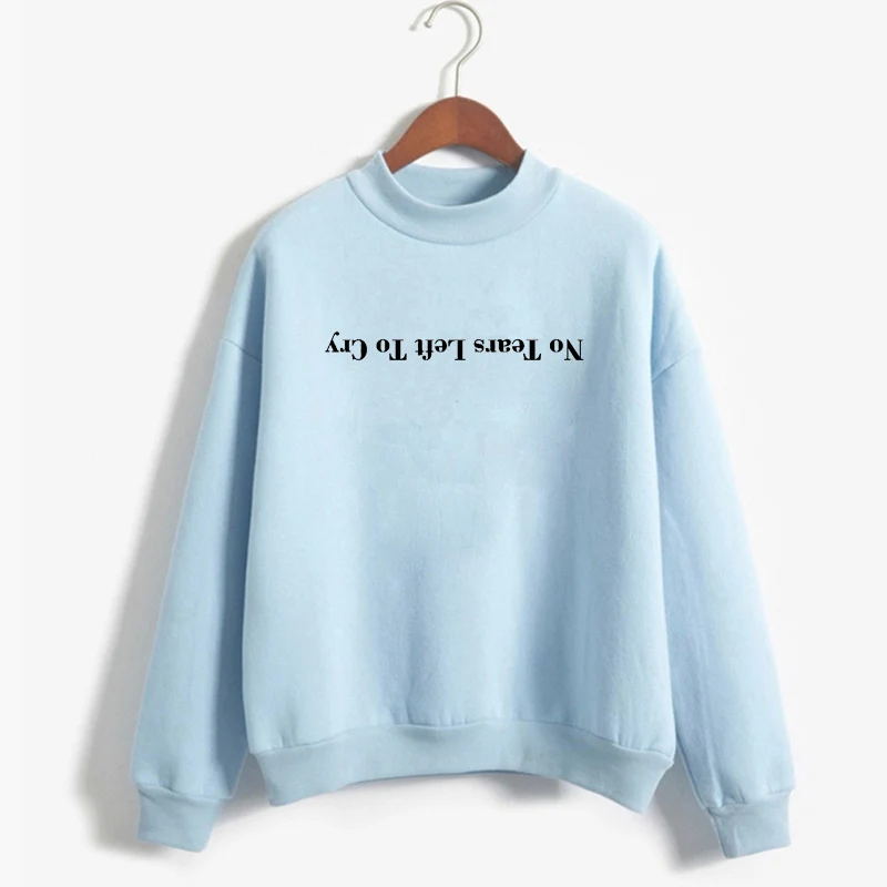 Ariana Grande, толстовка, без слез, для плача, женская, с принтом, Harajuku God Is A Woman, толстовки, пуловер, Cewneck, Теплые Топы