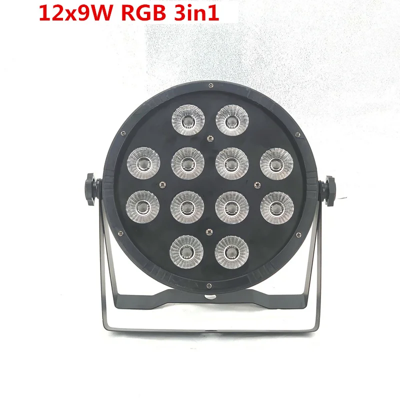 12x12 Вт RGBW 4в1 светодиодный par осветительное оборудование для ди-джеев Par светодиодный 12x9 Вт RGB 3в1 мыть светомузыка, DMX контроллер - Цвет: 12x9W RGB 3in1