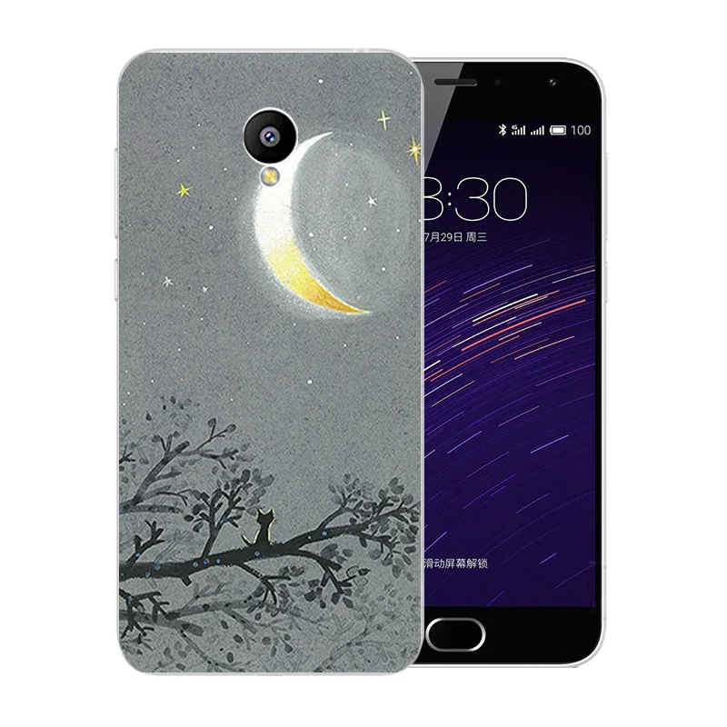 5 0 дюйма для Meizu M2 Mini чехол телефона мягкий TPU прозрачный силиконовый задней