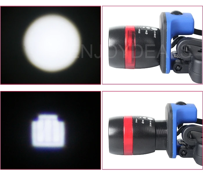 Новый Прочный 5 типов зум 3 режима Вт 2000-люмен светодиодный Фокусируемый налобный