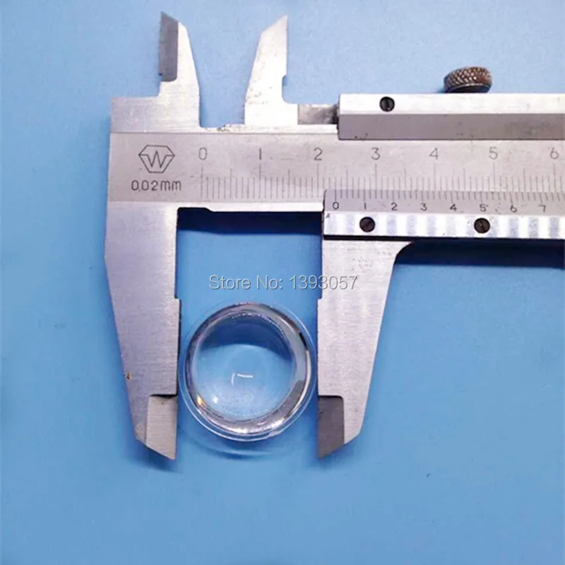 Полукруглые плоско-выпуклые светодиодные линзы 100 шт./лот 23 мм оптические класса