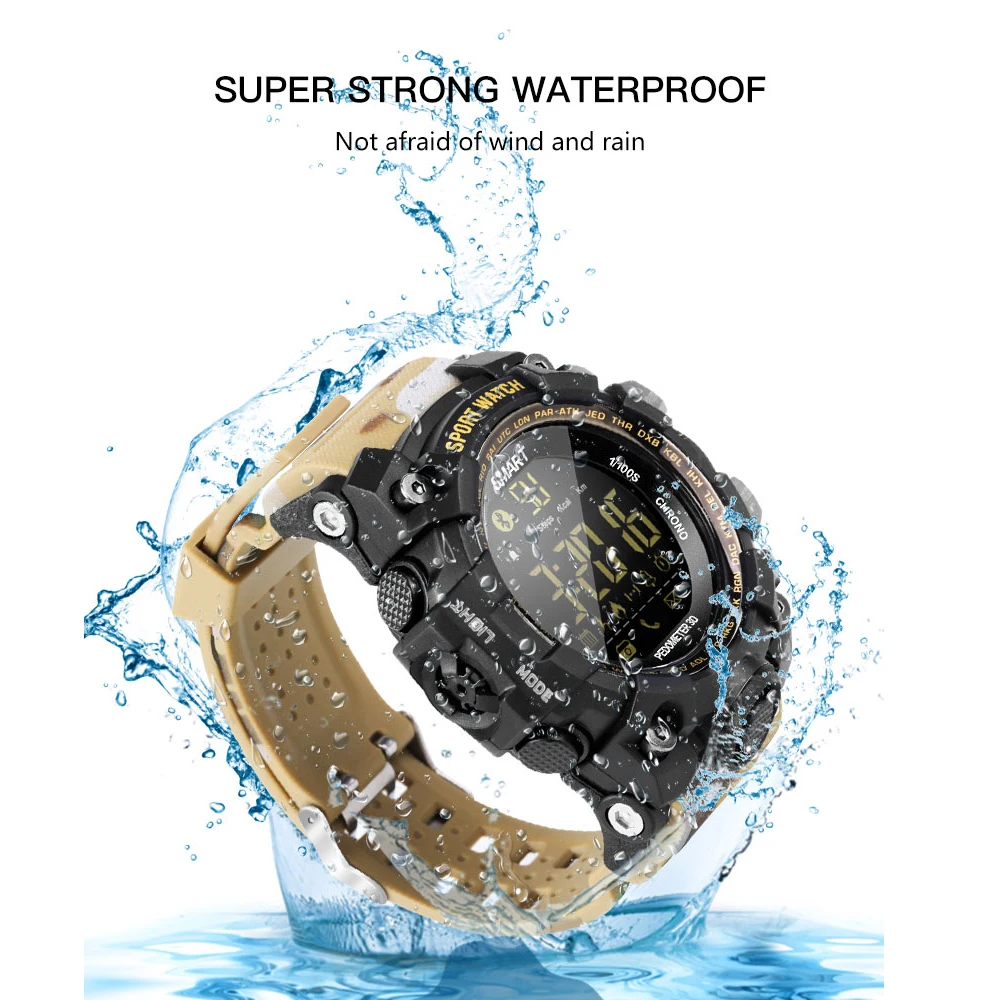 EX16S водонепроницаемые спортивные мужские Смарт-часы профессиональный