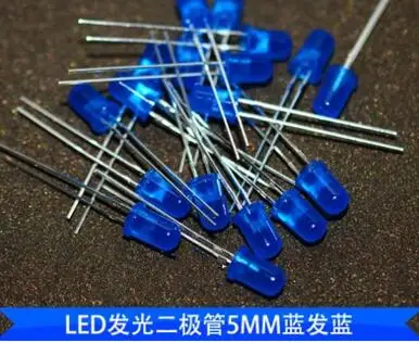 

100Pcs LED 5MM BLUE COLOR BLUE LIGHT Super Bright