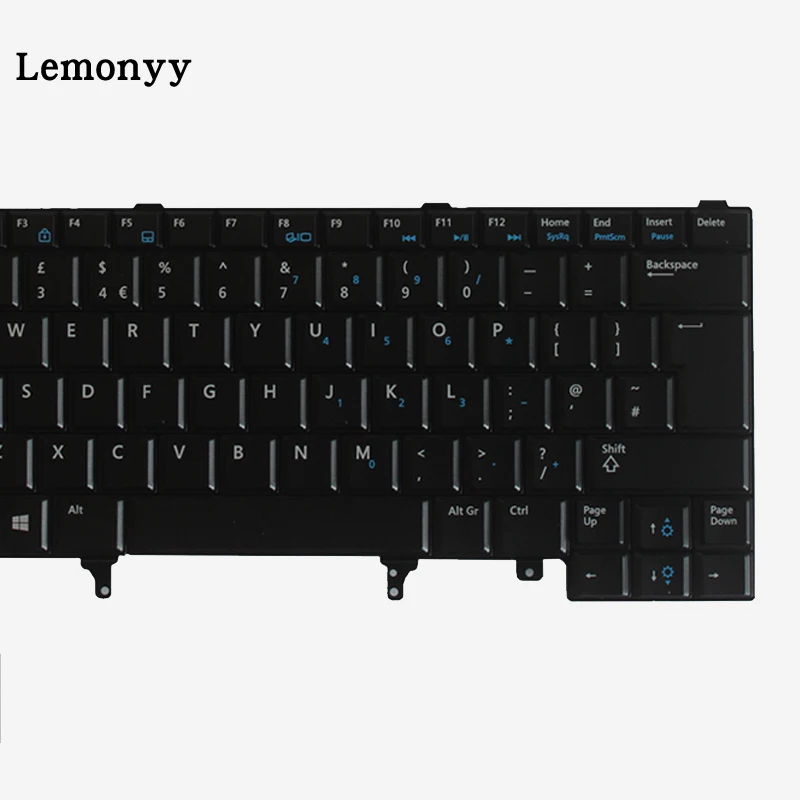 Новая Британская клавиатура для ноутбука Dell Latitude E6420 E6320 E6430 E5420 E5430 E6430s клавиатура без указателя