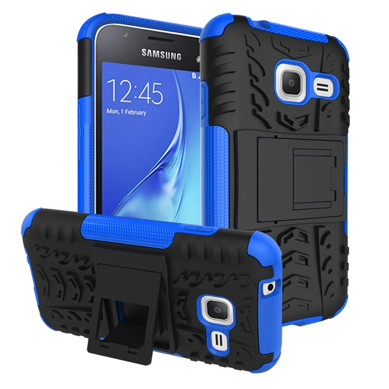 BYHeYang Роскошный Гибридный ТПУ силиконовый + жесткий защитный чехол для Samsung Galaxy J1