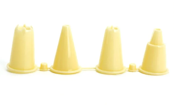new colrful 5pcs/set food grade plastic cake decoration nozzles pastry incing piping syringe gun set | Дом и сад