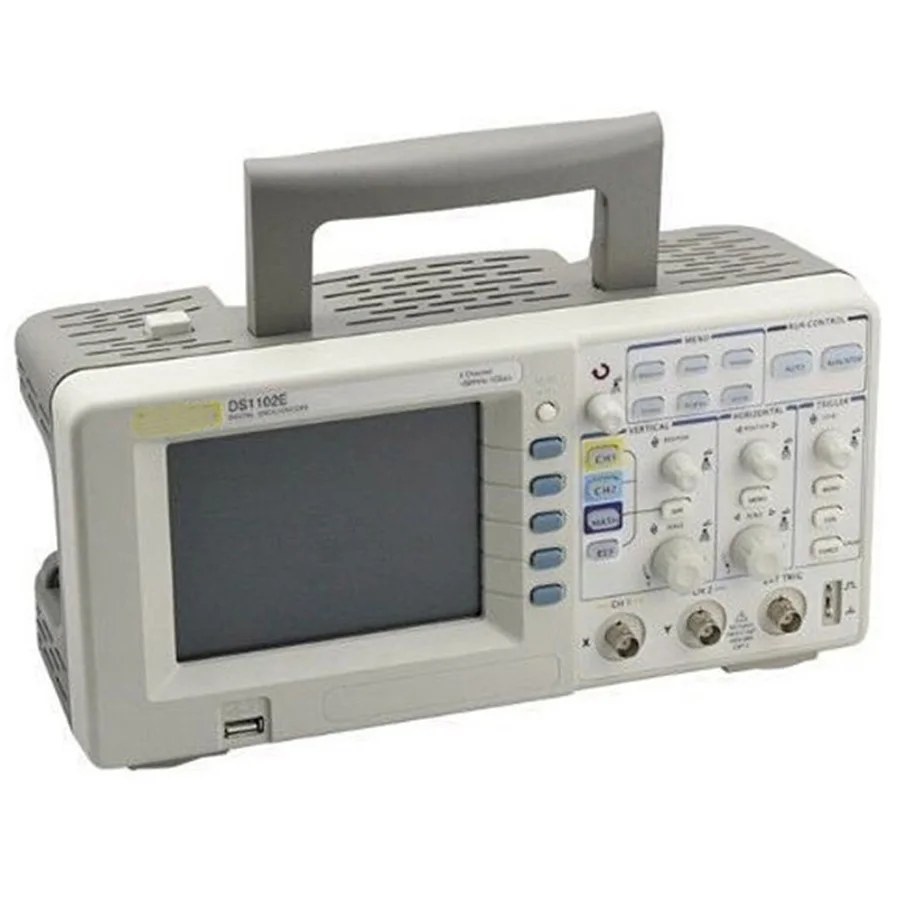 DS1102E 100 МГц цифровой осциллограф 2 аналоговых канала полоса пропускания