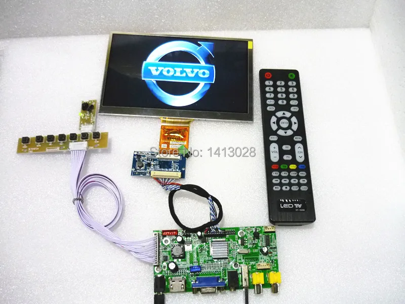 HDMI + 2AV VGA HD камера заднего вида Драйвер платы USB 7 дюймовый Управление панель 1024*600.