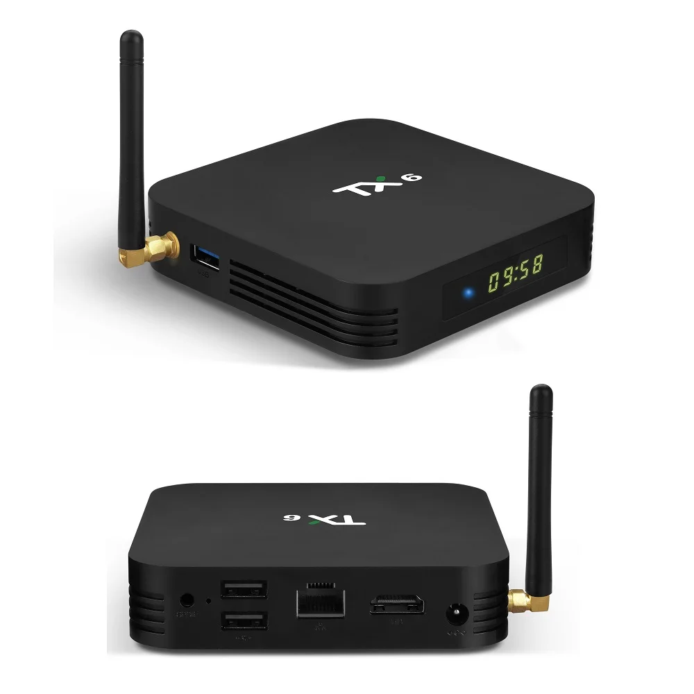 ТВ приставка TX6 Android 9 0 4 Гб 64 Allwinner H6 четырехъядерный Wifi HDR 4K Tanix ГБ 32 медиаплеер TX6mini